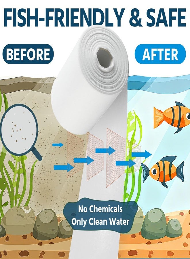 Baquler Replacement Fleece Roll Compatible with Red Reef 1200 Filter System - 6.7 Inch High, 115 ft Long Automated Filter Media for Superior Coral & Saltwater Tank Filtration - Image 3